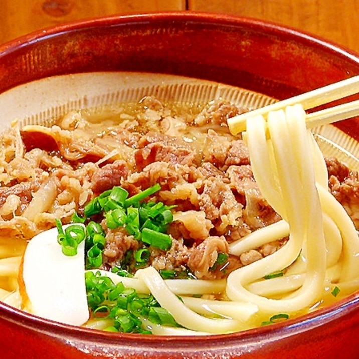 甘くてジューシー★肉うどん